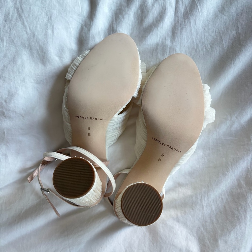 Loeffler Randall // NEW Camellia Pearl Pleated Bow Heel - Picture 9 of 10